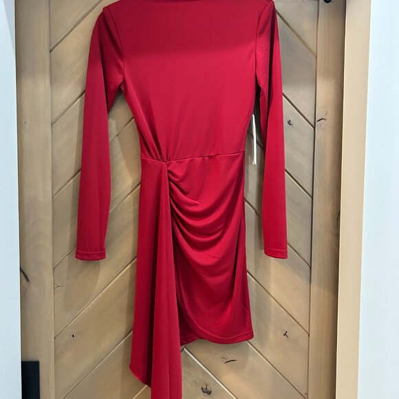 Aqua brand red turtleneck mini - Picture 2 of 7